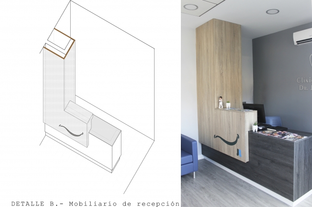 PROYECTO ADECUACIÓN CLÍNICA DENTAL CHICLANA- DISEÑO DE MOBILIARIO